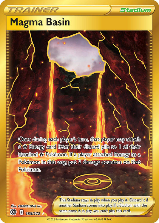 Brilliant Stars - 185/172 - Magma Basin (Gold)