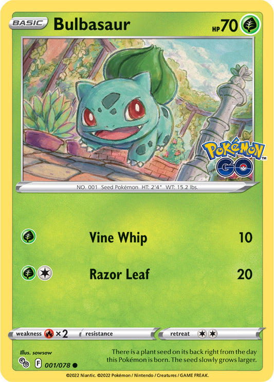 Pokémon GO - 001/078 - Bulbasaur