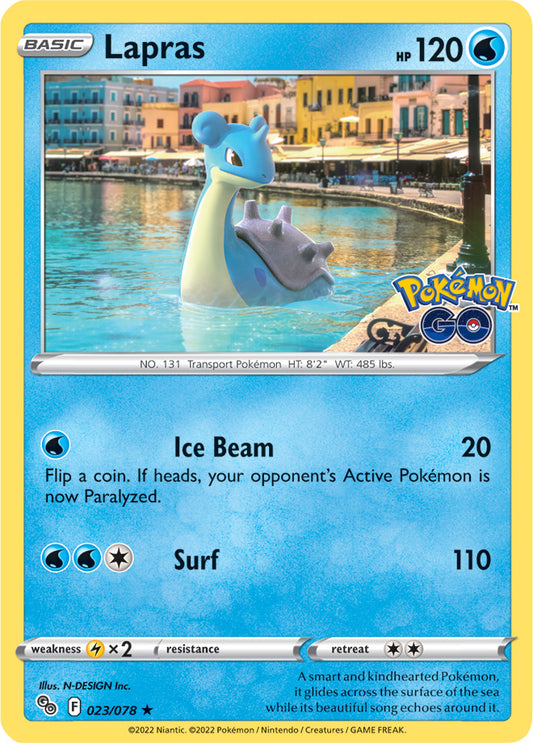 Pokémon GO - 023/078 - Lapras - Holo