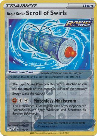 Battle Styles - 131/163 - Scroll of Swirls - Reverse Holo