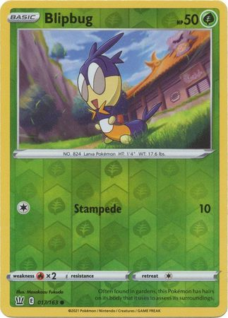 Battle Styles - 017/163 - Blipbug - Reverse Holo