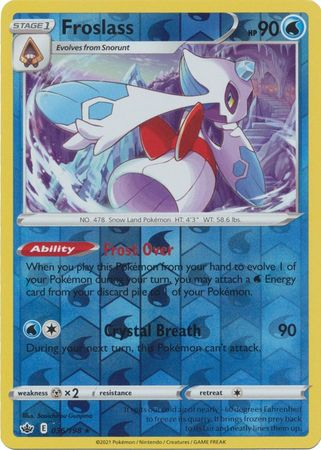 Chilling Reign - 036/198 - Froslass - Reverse Holo