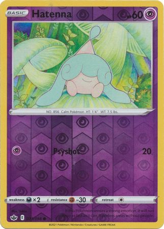 Chilling Reign - 071/198 - Hatenna - Reverse Holo