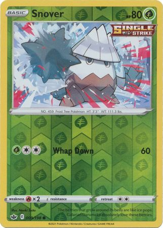 Chilling Reign - 009/198 - Snover - Reverse Holo