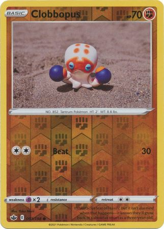 Chilling Reign - 091/198 - Clobbopus - Reverse Holo