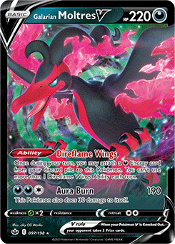 Chilling Reign - 097/198 - Galarian Moltres V