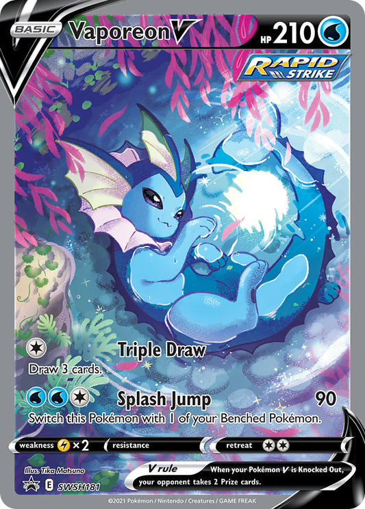Black Star Promos - SWSH181 - Vaporeon V