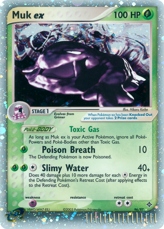 EX Dragon - 96/97 - Muk ex (Excellent)