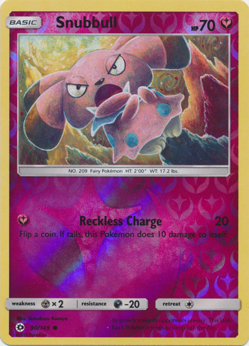 Sun & Moon - 090/149 - Snubbul - Reverse Holo