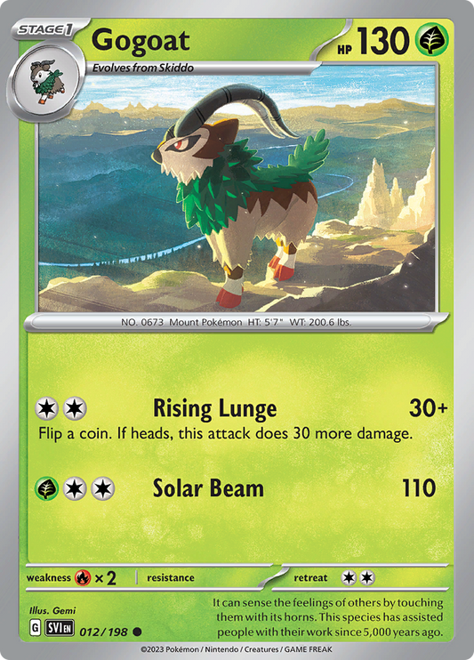 Scarlet & Violet - 012/198 - Gogoat