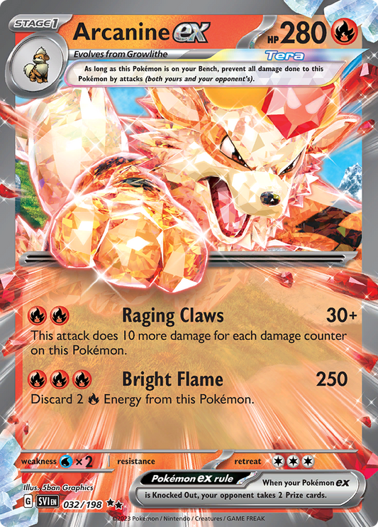Scarlet & Violet - 032/198 - Arcanine ex