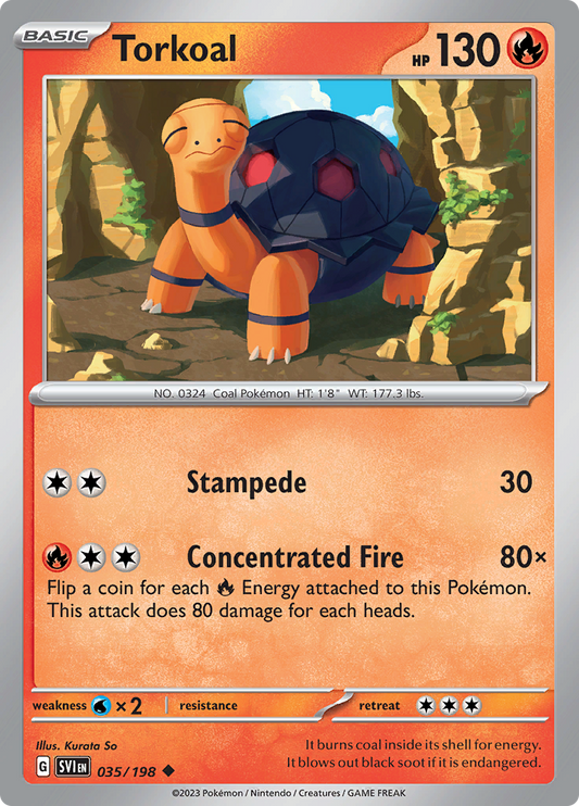 Scarlet & Violet - 035/198 - Torkoal