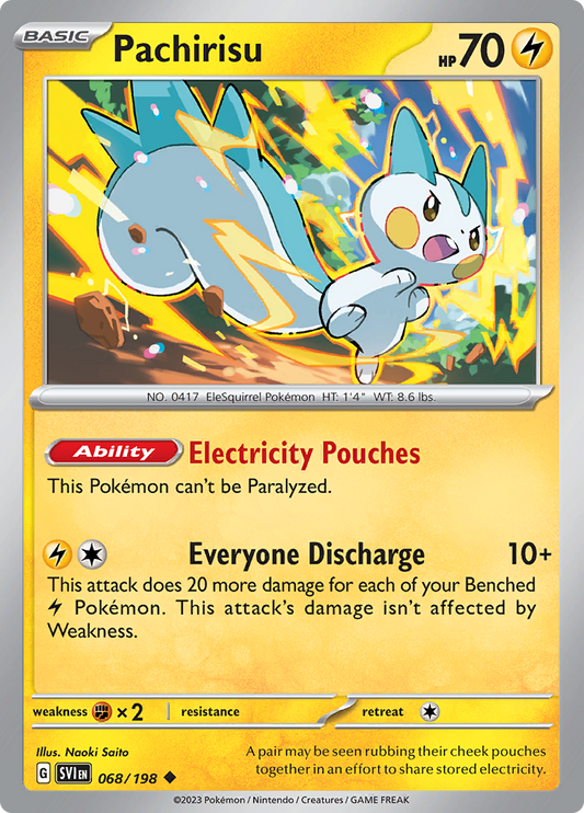 Scarlet & Violet - 068/198 - Pachirisu