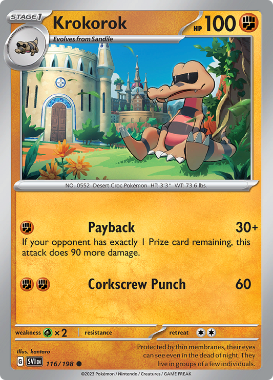 Scarlet & Violet - 116/198 - Krokorok