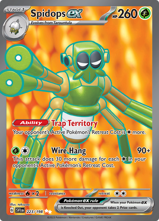 Scarlet & Violet - 223/198 - Spidops ex