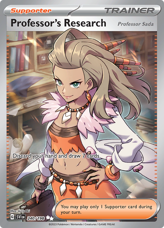Scarlet & Violet - 240/198 - Professor's Research (Professor Sada)