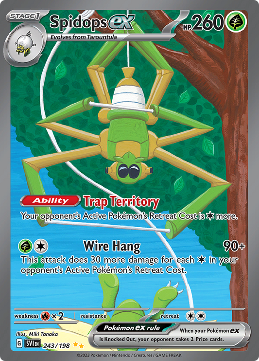 Scarlet & Violet - 243/198 - Spidops ex